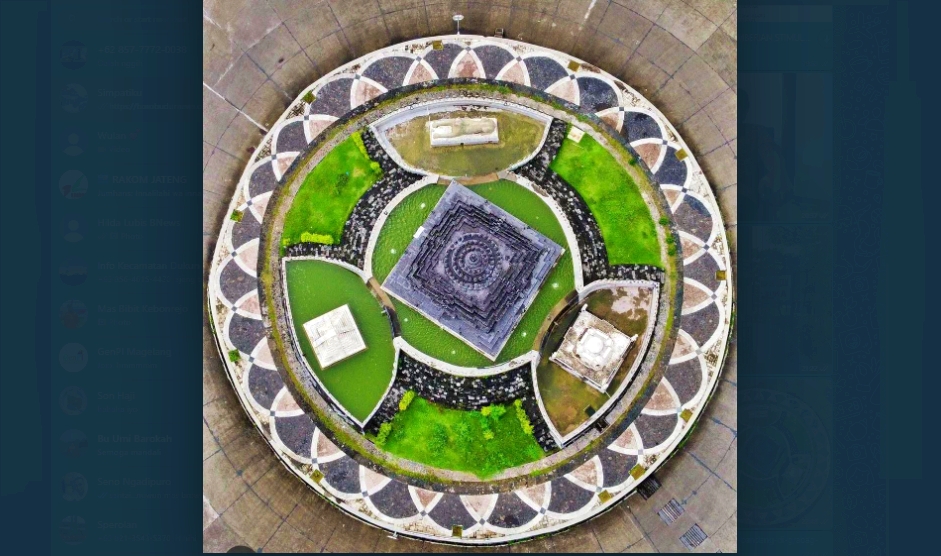 WOW Keren, Ada Miniatur Candi Borobudur Megah Di Kota Susu