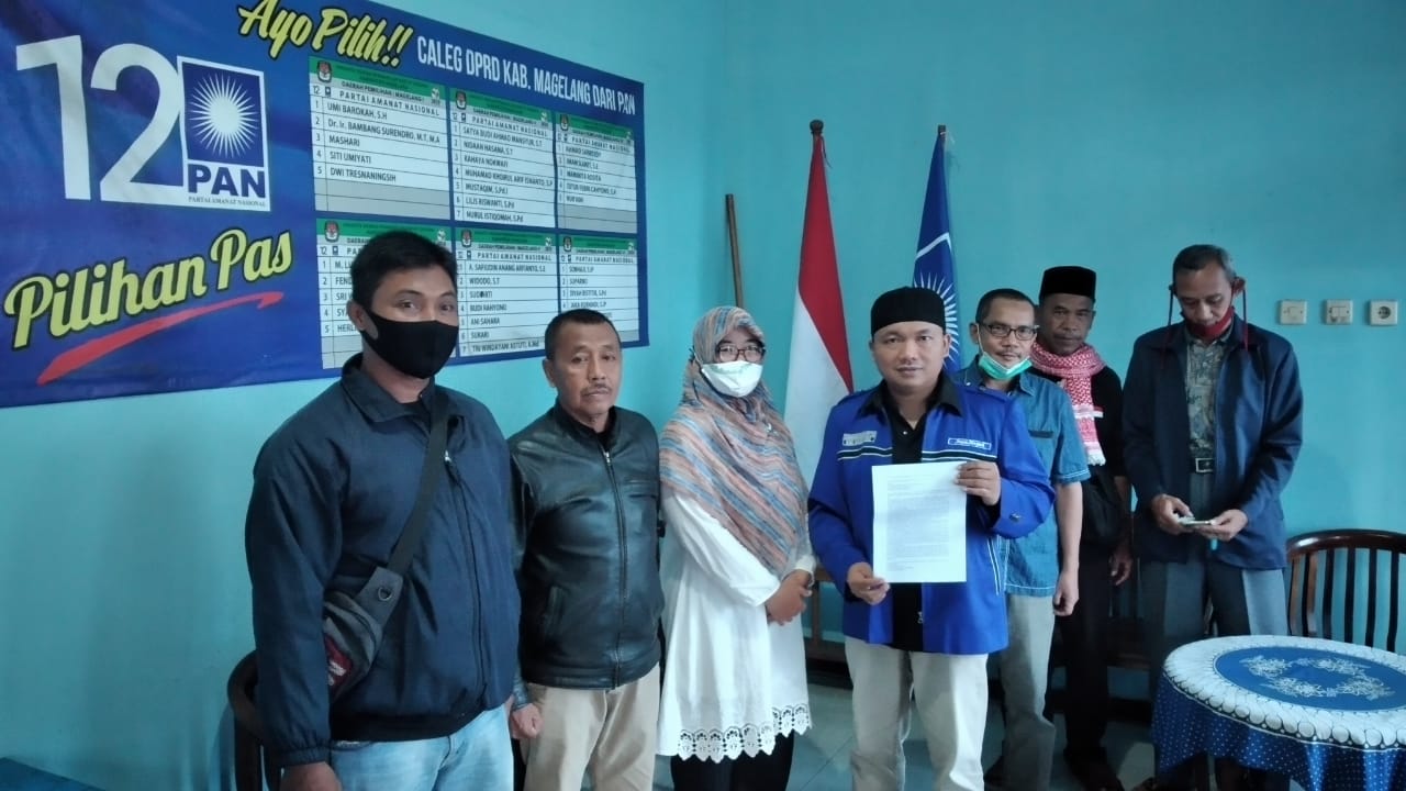 Tim Formatur MUSDA PAN Kabupaten Magelang saat berada di Kantor DPD