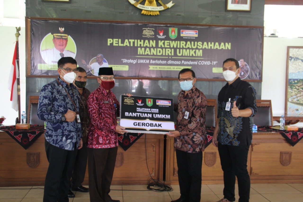 Pelatihan UMKM Pemkab Magelang kerja sama dengan indomaret