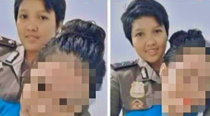 Polwan gadungan bikin video tak senonoh