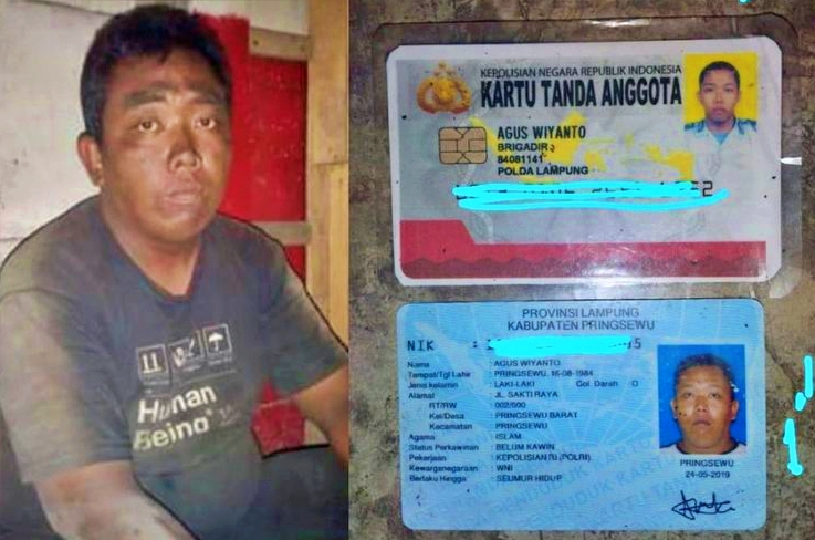 Postingan ditemukan orang lusuh ternyata polisi yang hilang