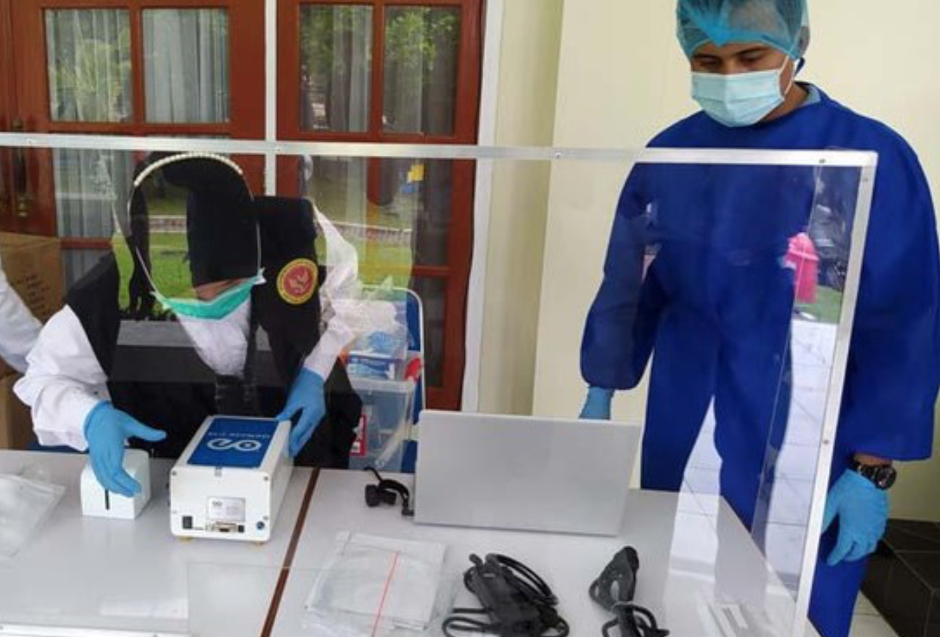 CANGGIH: Alat pendeksi Covid-19, GeNose C-19 dari Tim Medical Intelligence Badan Intelijen Negara (BIN). (foto: ist)