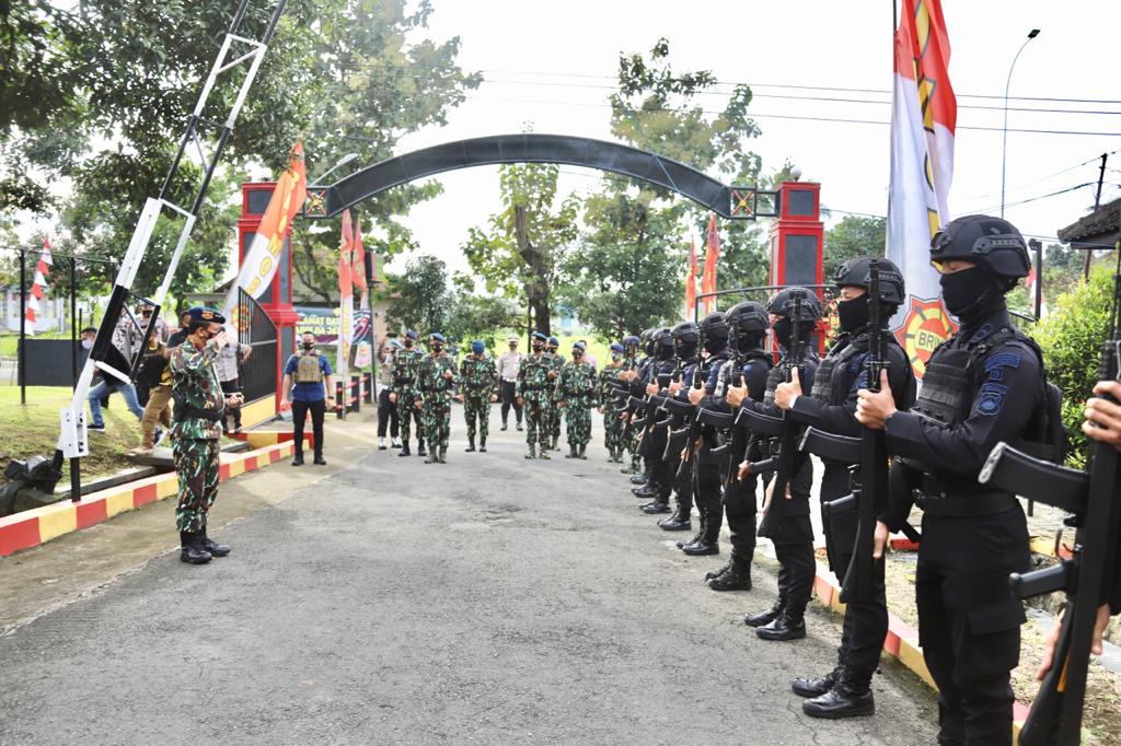 Asah Ketangkasan Lapangan, Brimob Polda Jateng Ikuti Pelatihan di Boyolali
