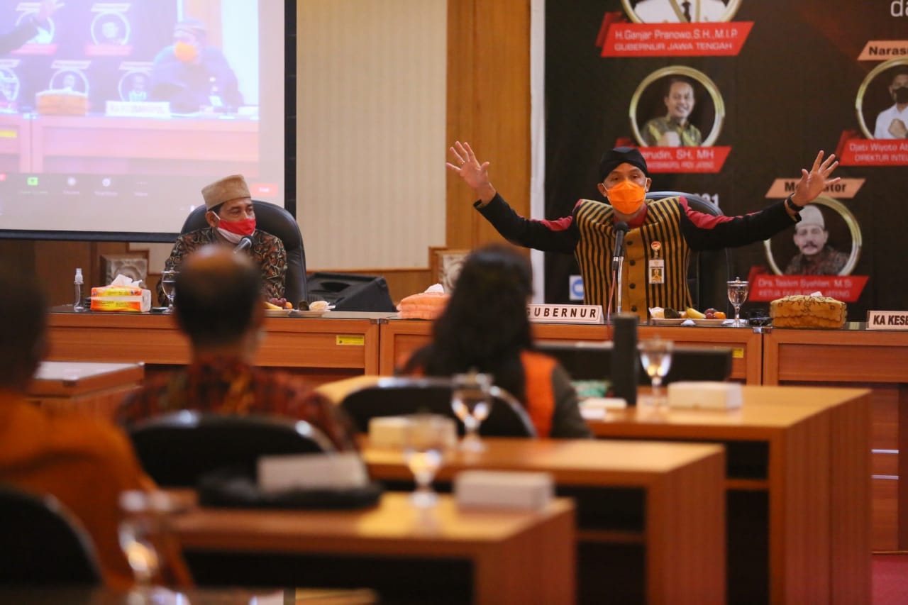 Ganjar Gandeng FKUB Sebarkan Kerukunan Antarumat Beragama di Jateng