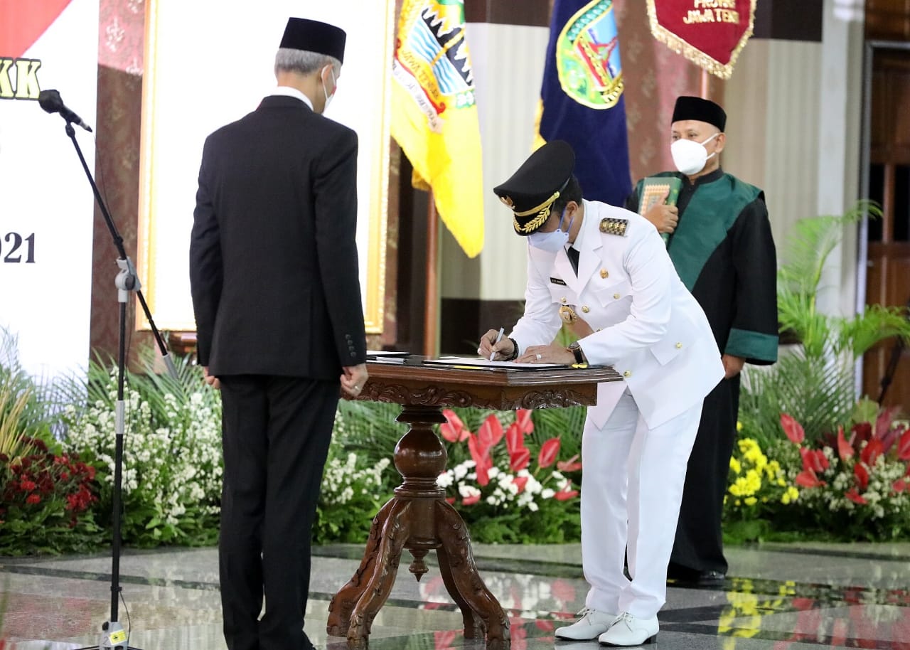 Lantik Bupati Kudus, Begini Pesan Ganjar Pranowo