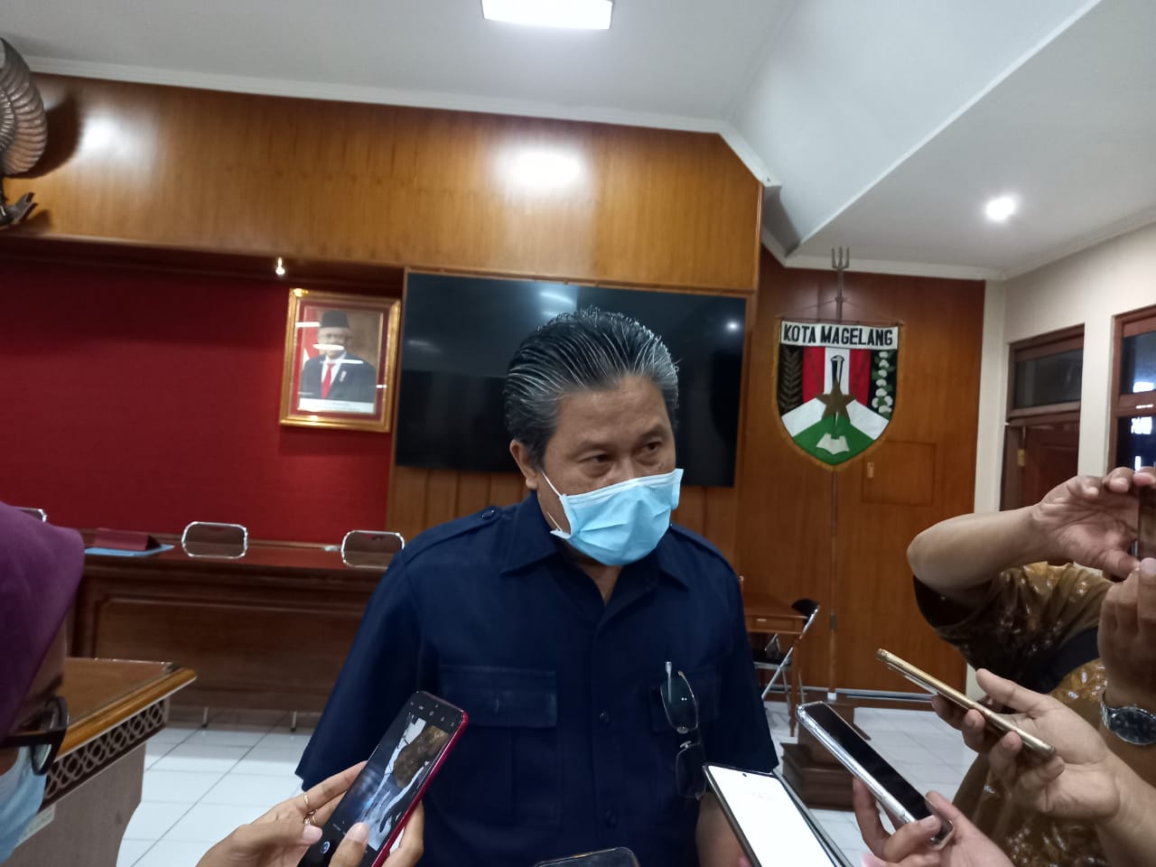 MENJEMBATANI: Ketua DPRD Kota Magelang Budi Prayitno. (foto: mta)