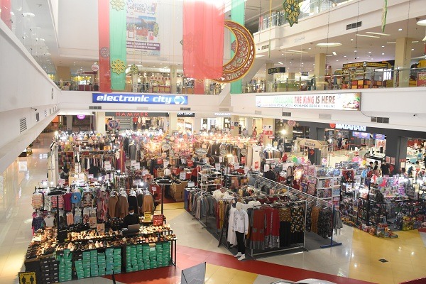Suasana Artos Mall menjelang hari raya idul fitri