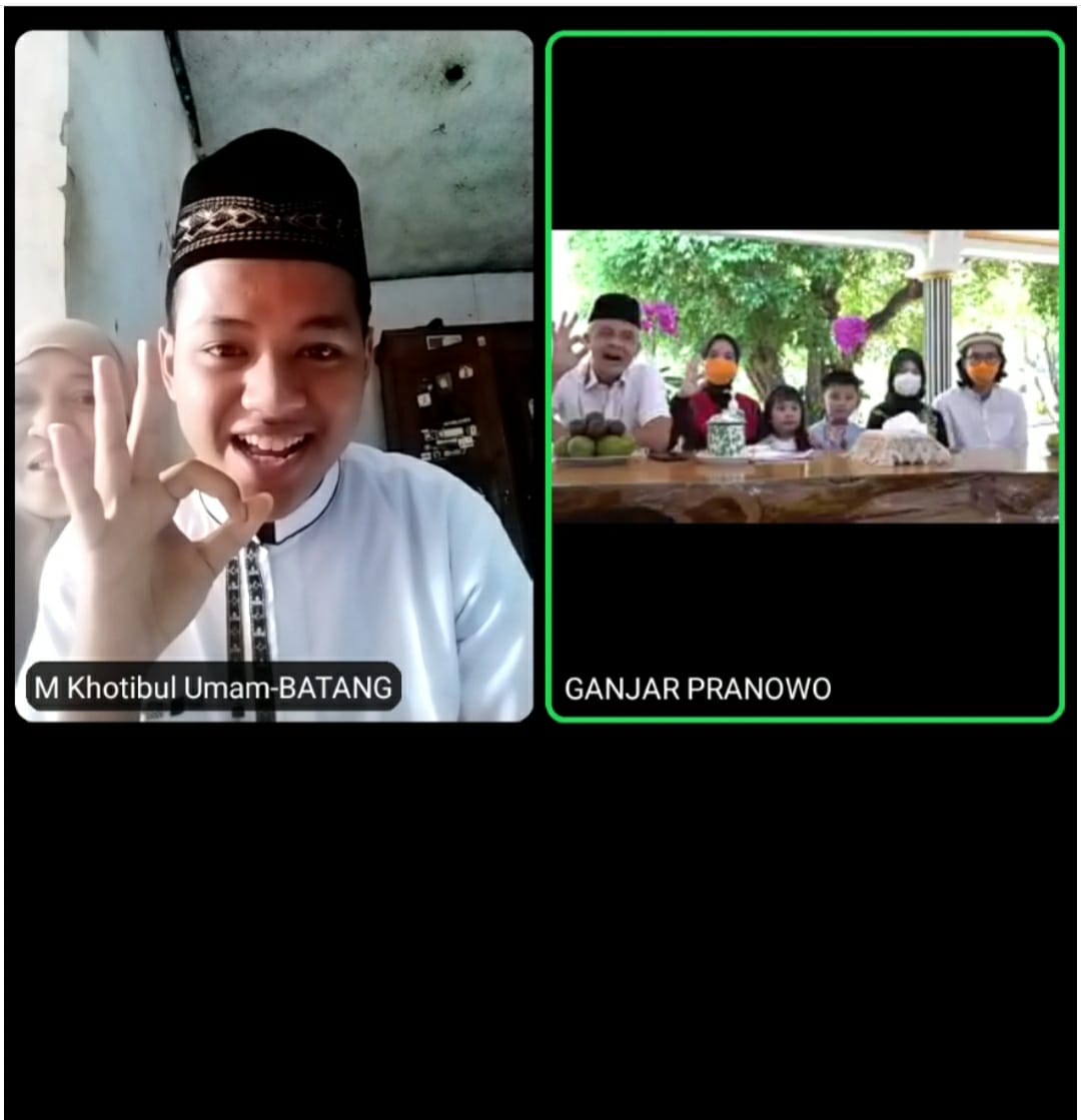 Begini Serunya Open House Virtual ala Ganjar Pranowo