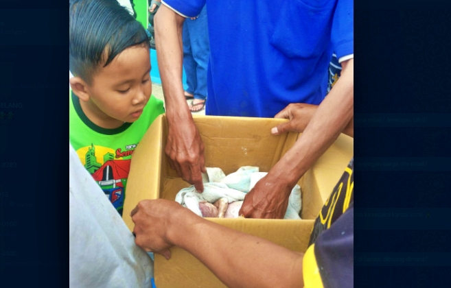 mayat bayi ditemukan di selokan di Temanggung (20/5/2021)