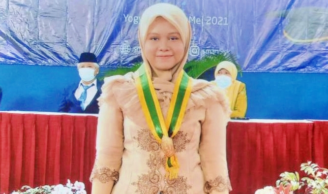 Dok Pribadi Puput yang lulus SBMPTN Kedokteran UGM
