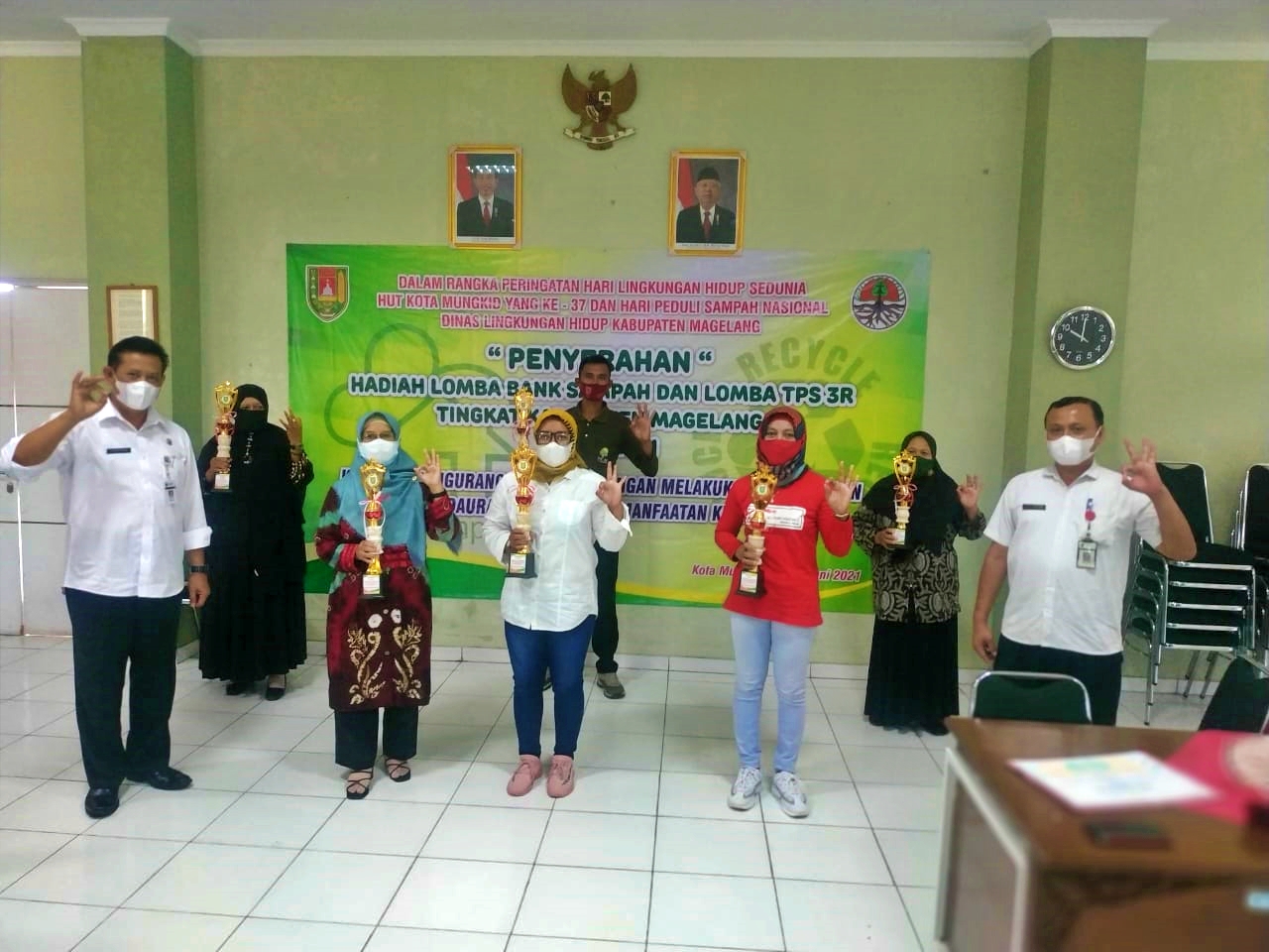 Juara Lomba Bank Sampah oleh DLH Kabupaten Magelang