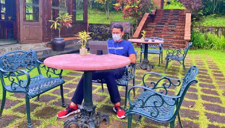 Sandiaga Uno Work From Magelang