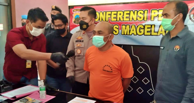 Satpam berinisial BD pelaku pencurian besi di proyek KSPN Borobudur