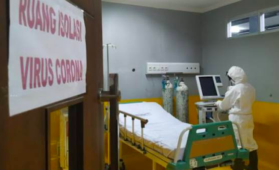 Ruang isolasi pasien covid-19. (foto: internet)