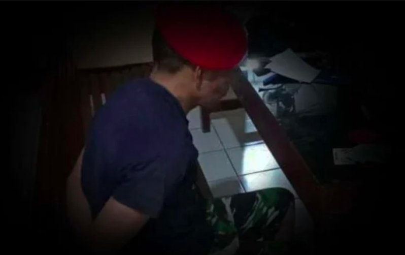 KAPOK: Jenderal Kopassus gadungan berhasil diamankan TNI. (sumber: kodim sragen)