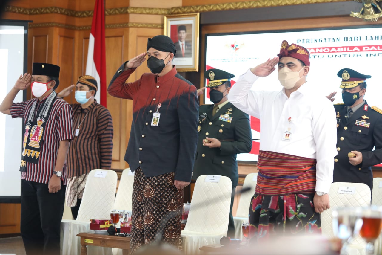 Peringati Hari Lahir Pancasila, Begini Pesan Ganjar Pranowo