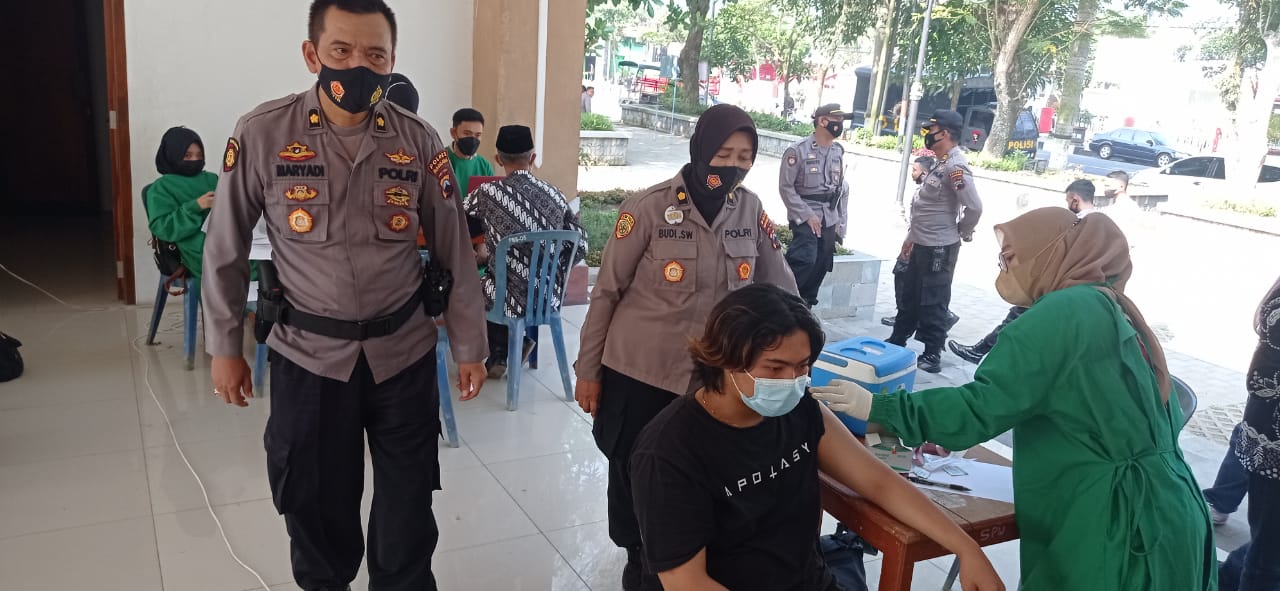 Polres Magelang Gelar Vaksinasi Covid-19 untuk Masyarakat Umum