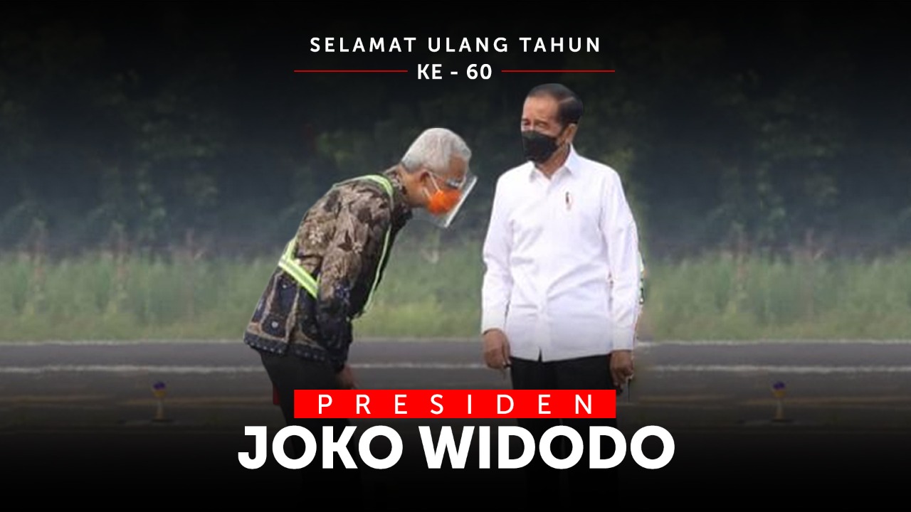 Jokowi Ulang Tahun ke-60, Begini Doa dari Ganjar Pranowo
