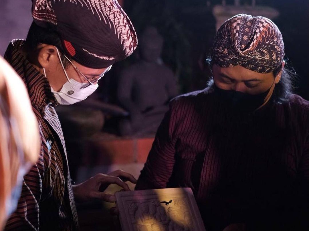 Menparekraf Sandiaga Salahuddin Uno di Omah Mbudur. (foto: instagram/sandiuno)