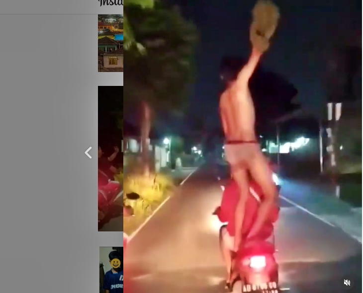 video pembonceng motor telanjang viral