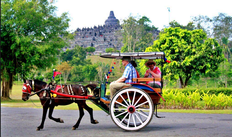 Andong wisata Candi Borobudur_Foto twitter @candiborobudur