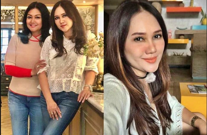 Artis kelahiran Magelang bella saphira saat foto besama adiknya_Dok Pribadi