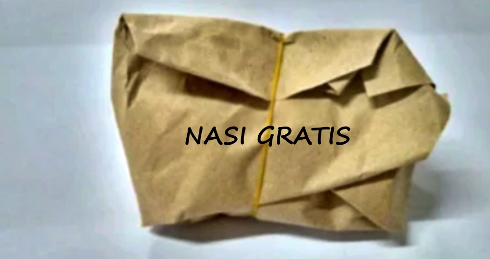 Berbagi nasi gratis