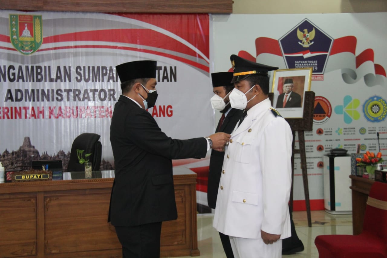 Bupati Magelang lantik sejumlah pejabat pemkab