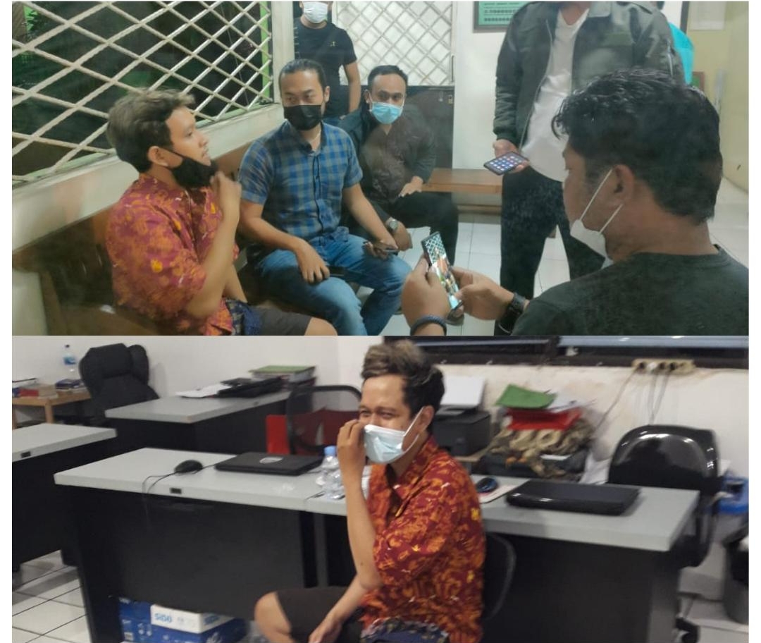 Dua terduga provokator yang diamankan Polda Jateng