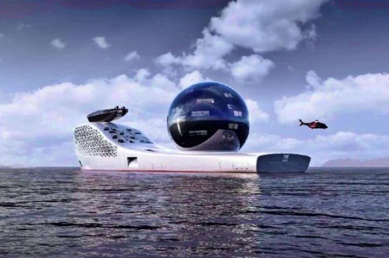 Gambaran Kapal Eart 300 yang disebut kapal titisan nabi nuh