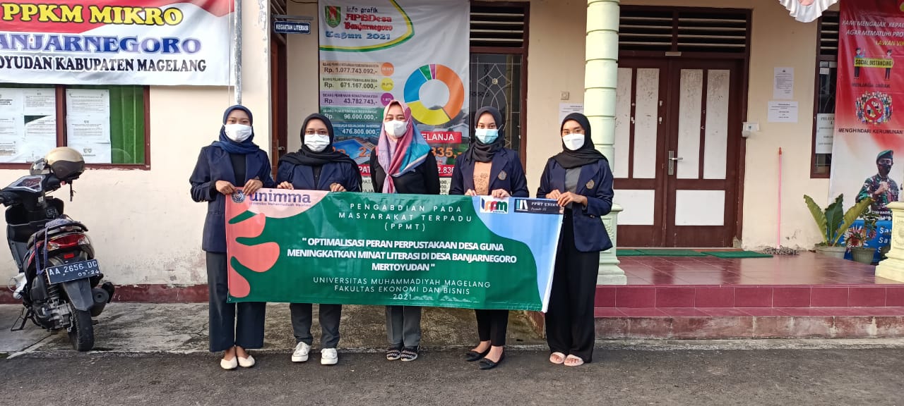 Mahasiswa UNIMMA PPMT Di Perpustakaan Cerdas