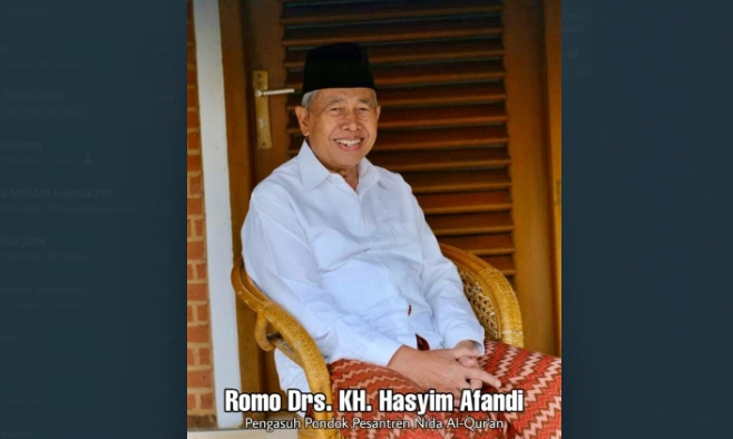 Mantan Bupati Magelang Hasyim Afandi
