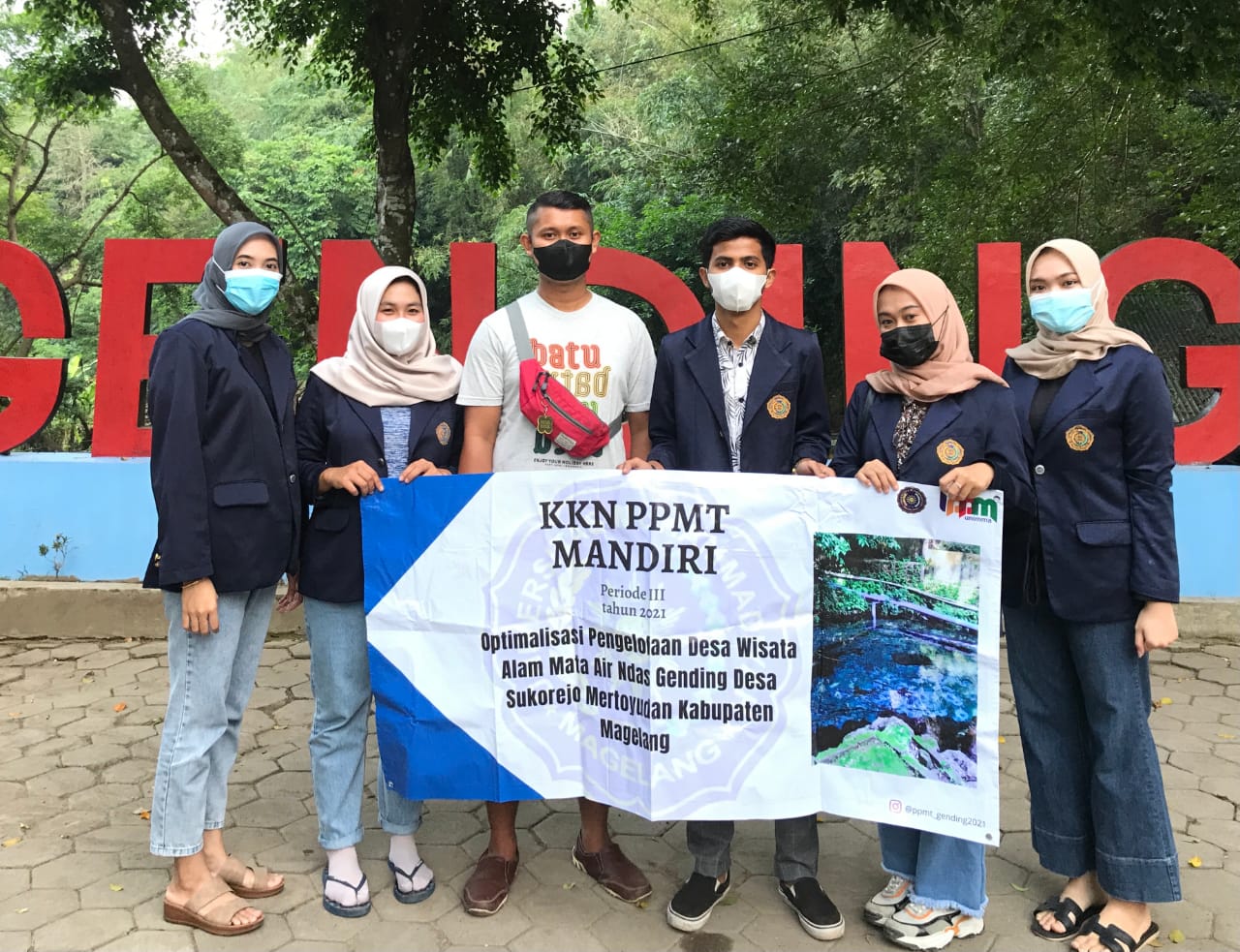 Mahasiswa UNIMMA lakukan PPMT di daerah wisata Ndas Gending Mertoyudan