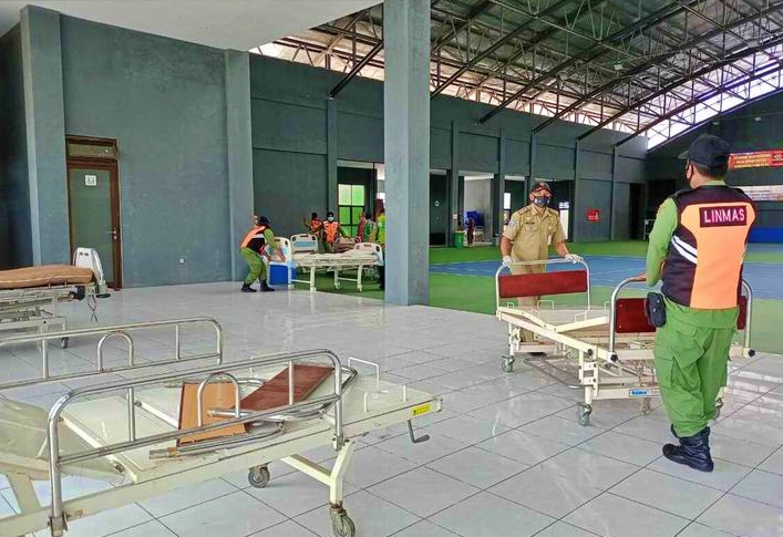Pemkot Magelang sulap Lapangan Tenis jadi Rumah Sakit darurat covid_Foto Kompas