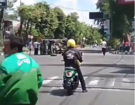 Mobil BPBD Kota Yogyakarta Tabrakan dengan Mobil Boks, Tak Ada Korban Jiwa