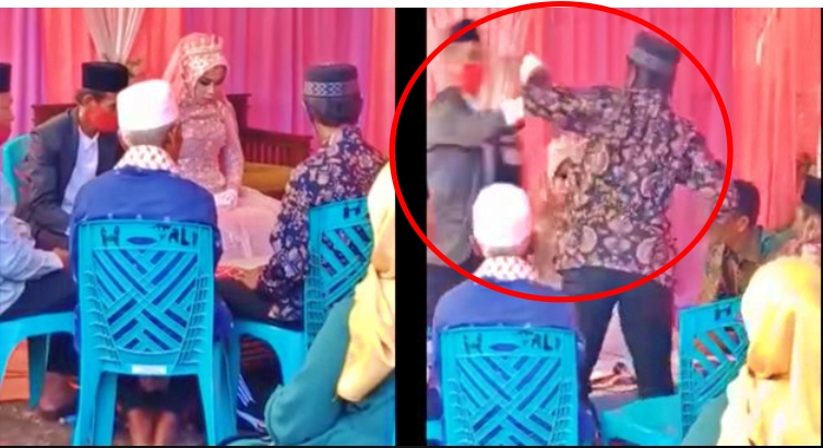 Suami talak istri setelah ijab qobul di acara pernikahan