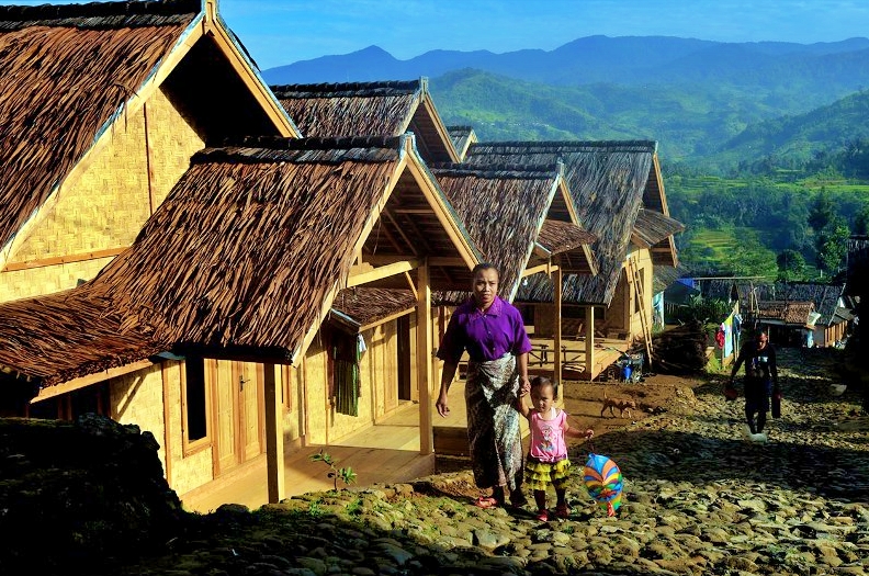 Suasana kampung Ciptagelar Sukabumi bebas kasus positif covid