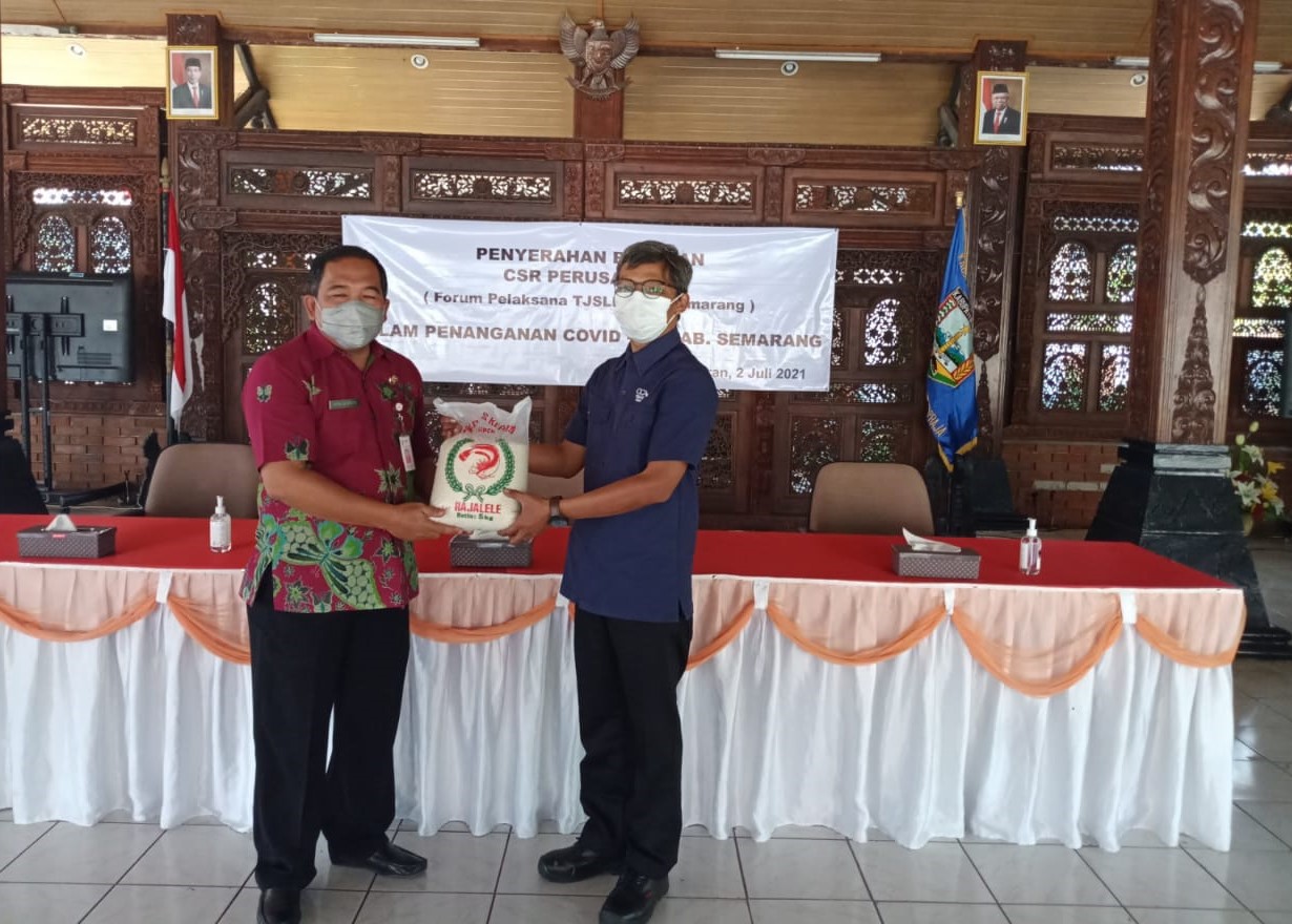 Atasi Covid-19, Kabupaten Semarang Dapat Dukungan dari Kalangan Industri