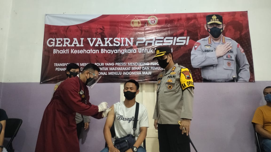 Polres Magelang Kota Kembali Gelar Vaksinasi Covid-19 Massal