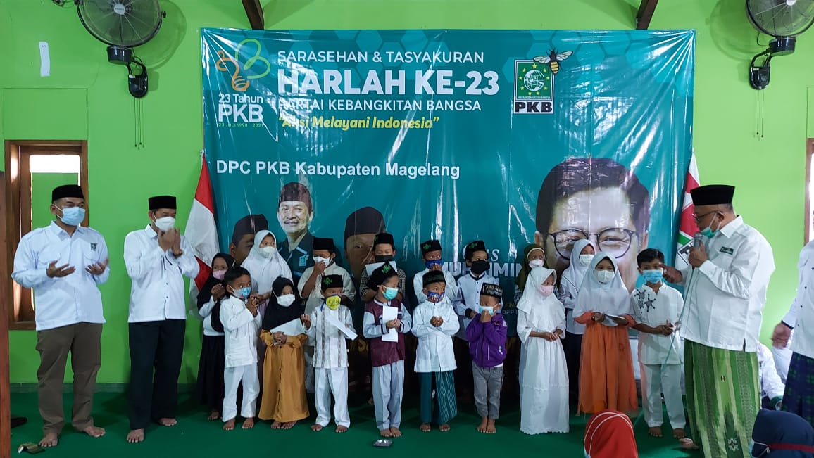 Harlah Ke-23 di Tengah Pandemi Covid-19, PKB Magelang Gelar Aksi Kemanusiaan