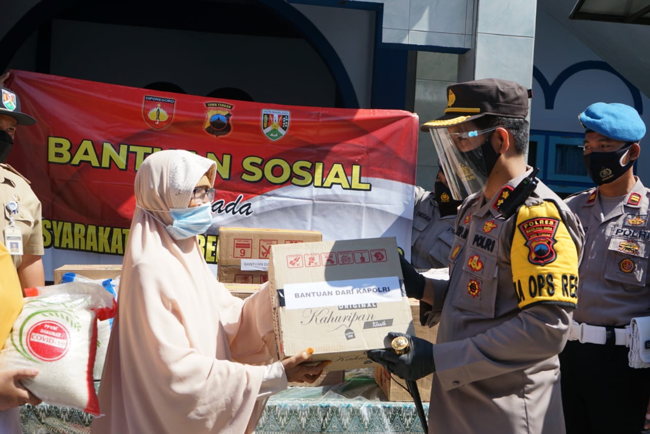 Wujud Kepedulian, Polres Magelang Kota Salurkan Bantuan Ke Panti Asuhan