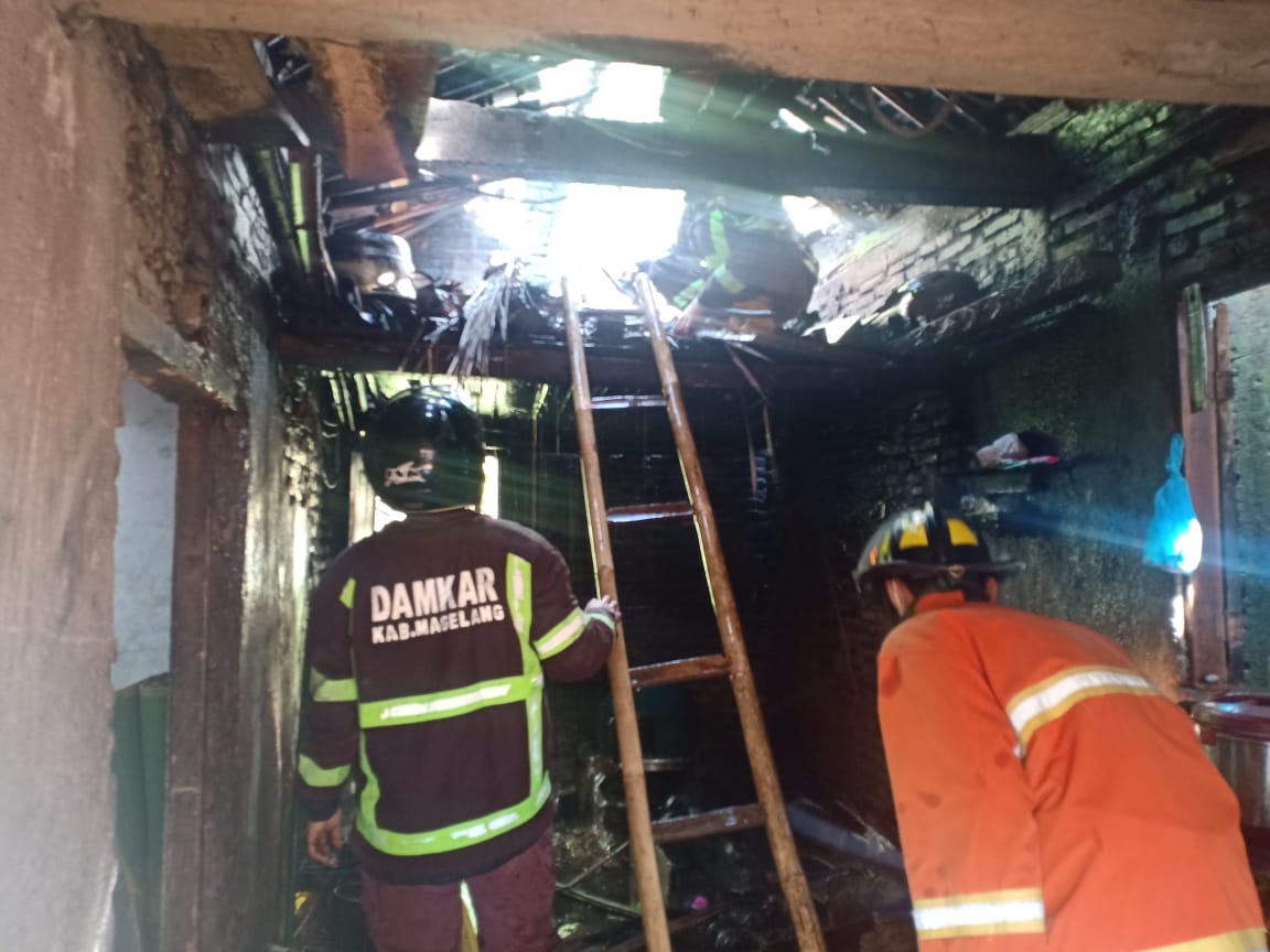 Masak Ditinggal Pergi, Dapur Rumah Warga Magelang Ini Kebakaran