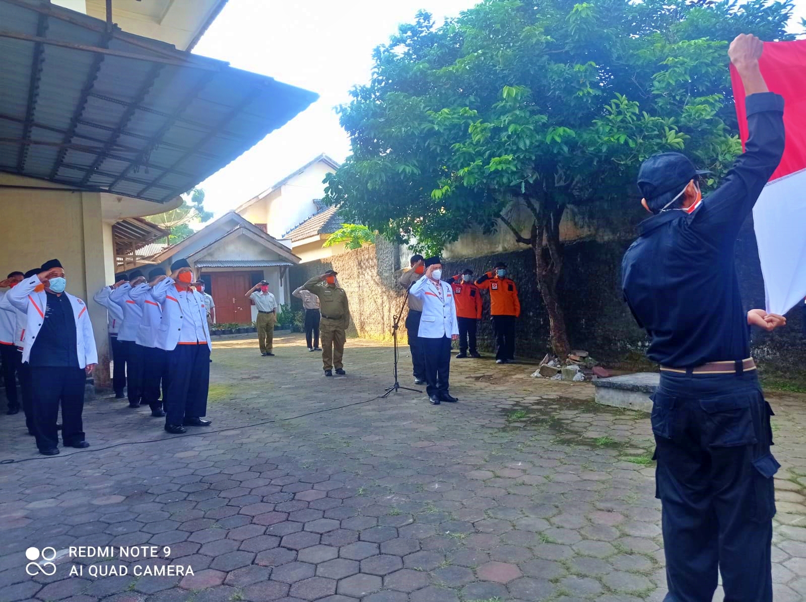 DPD PKS Kabupaten Magelang gelar upcara sederhana peringati HUT Kemerdekaan RI Ke 76