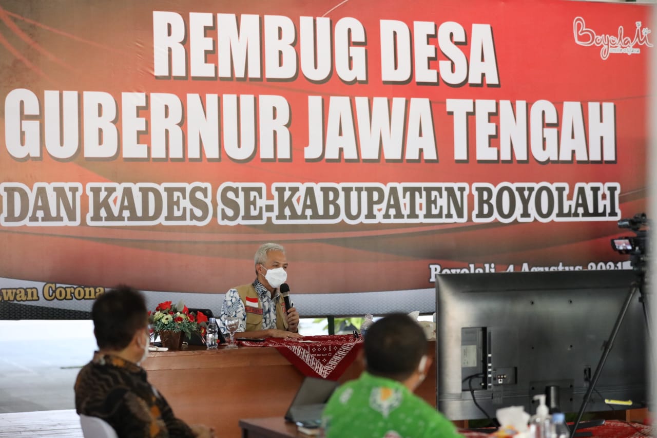 Rembug Desa Ganjar Pranowo Dengan Kades Se Kabupaten Boyolali