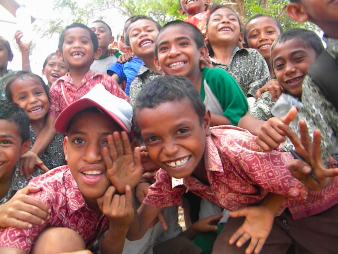 CERIA: Ilustrasi anak-anak Kabupaten Pengunungan Arfak, Papua Barat. (foto: ist)