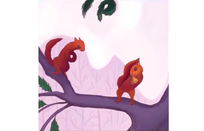 Kamu lihat gambar wajah atau tupai. (sumber: ist)