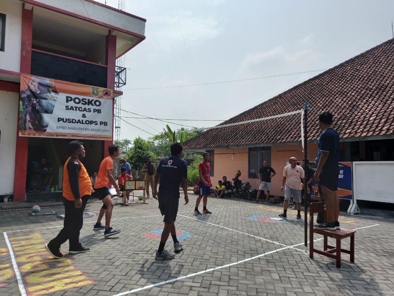 Jelang HUT RI ke-76, BPBD Magelang Gelar Lomba Voli Internal Guna Tingkatkan Kekompakan