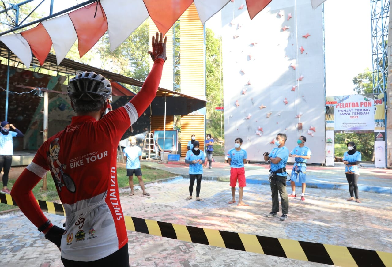 Jelang PON XX Papua 2021, Ganjar Semangati Atlet Pelatda Jateng