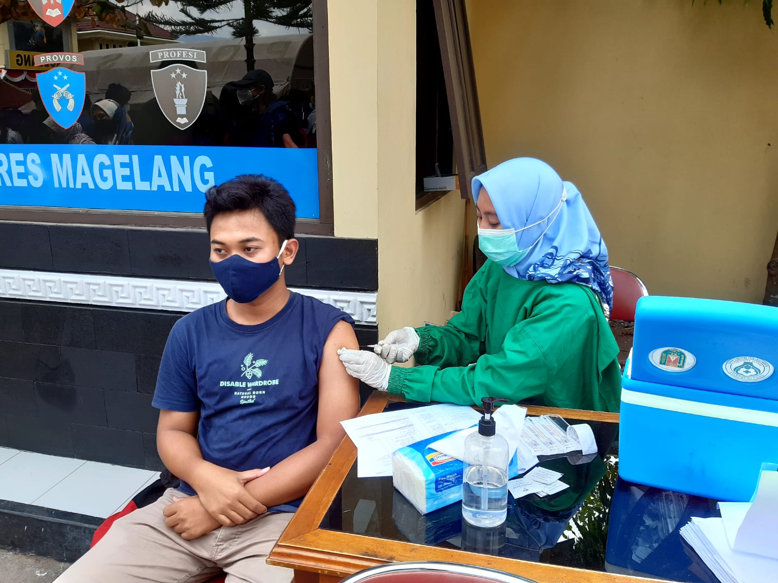 Polres Magelang Terus Lakukan Percepatan Vaksinasi Kepada Masyarakat