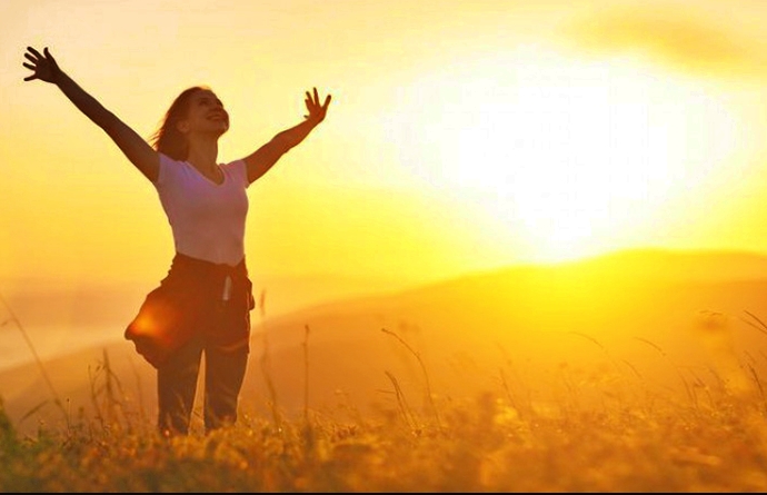 berjemur setelah bangun pagi hari